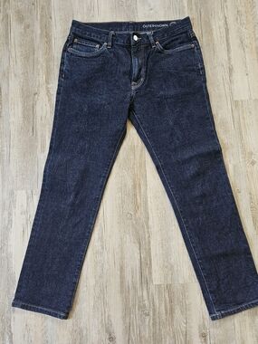 Outerknown Men's Blue Dark Wash Ambassador Slim Fit Demin S.E.A Jeans 32x30